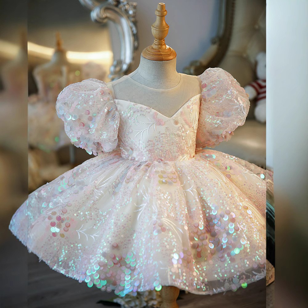 High-end Girls Performance Costume Evening Dress