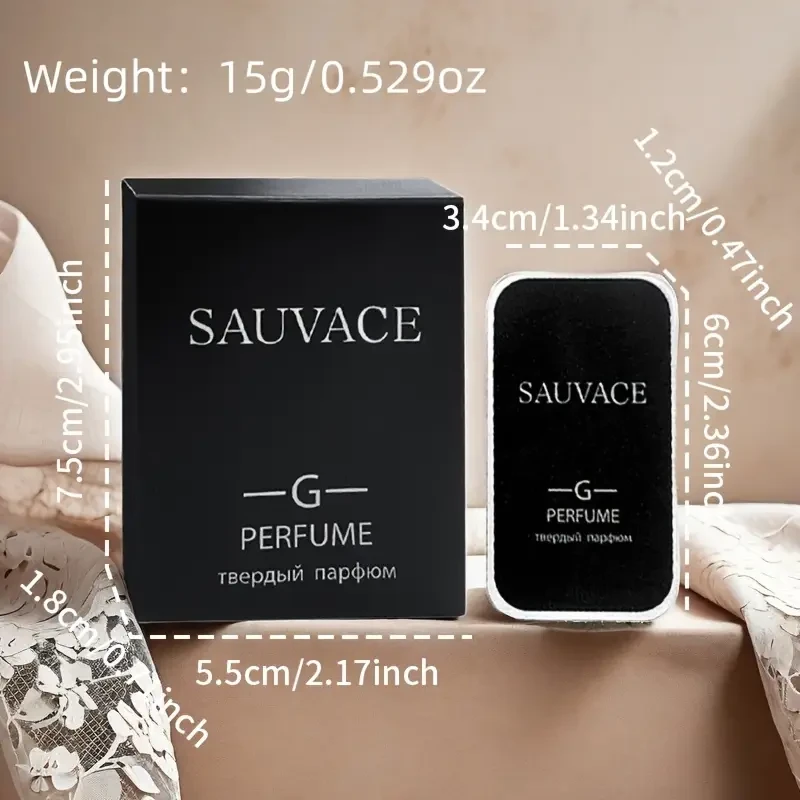 SAUVACE Men'S Solid Perfume