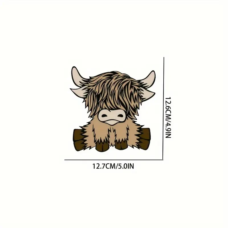 Cow Car Sticker