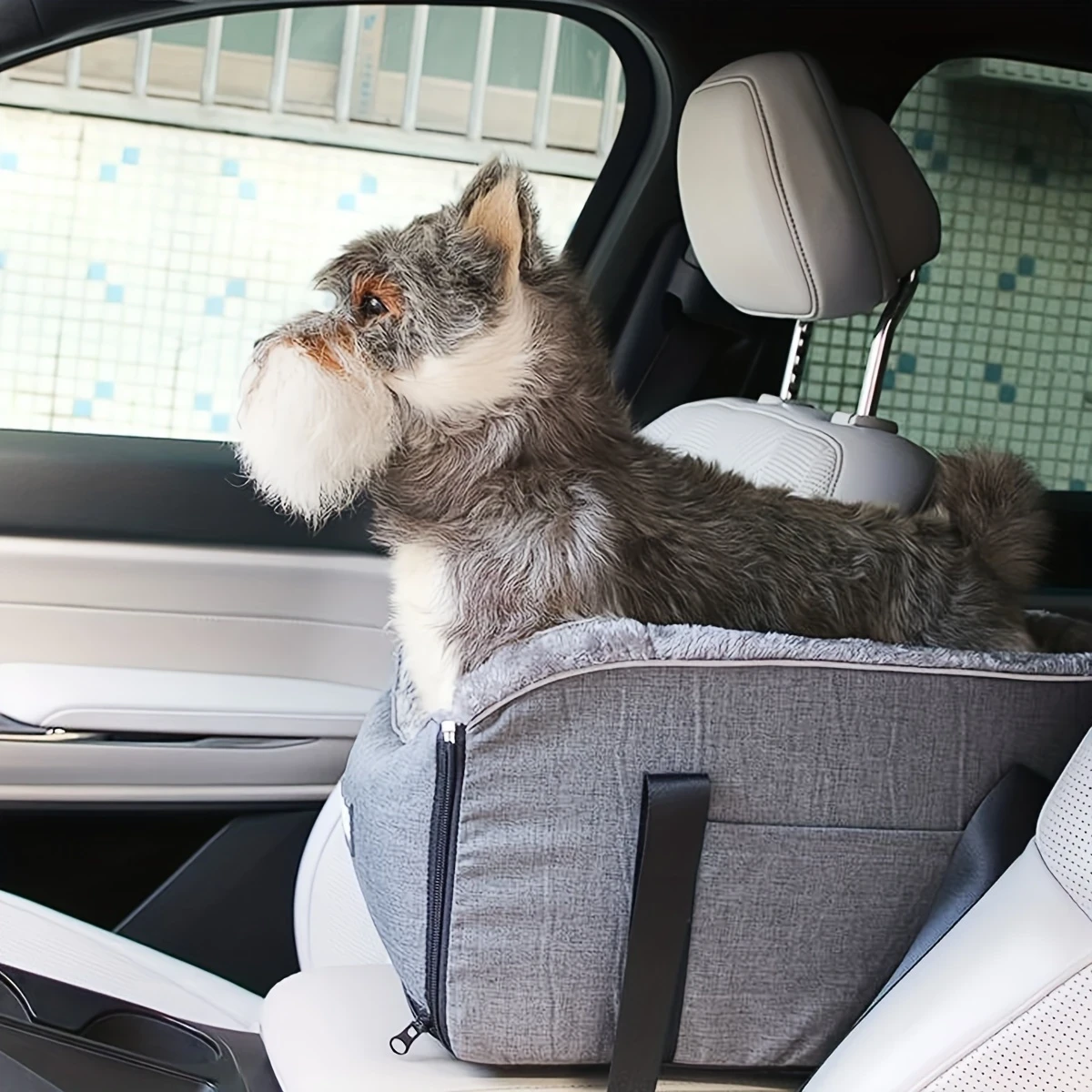 PETFANGFANG Portable Dog Car Seat for Small Dogs