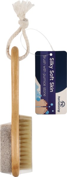 Wooden Brush and Pumace Stone - Homeliving