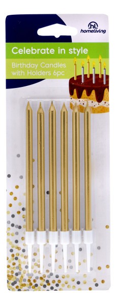 Candles Silver & Gold - Homeliving