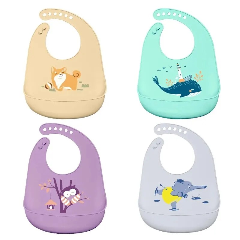Waterproof Baby Bibs  Cute, Comfortable, and Practical Feeding Accessory for Babies