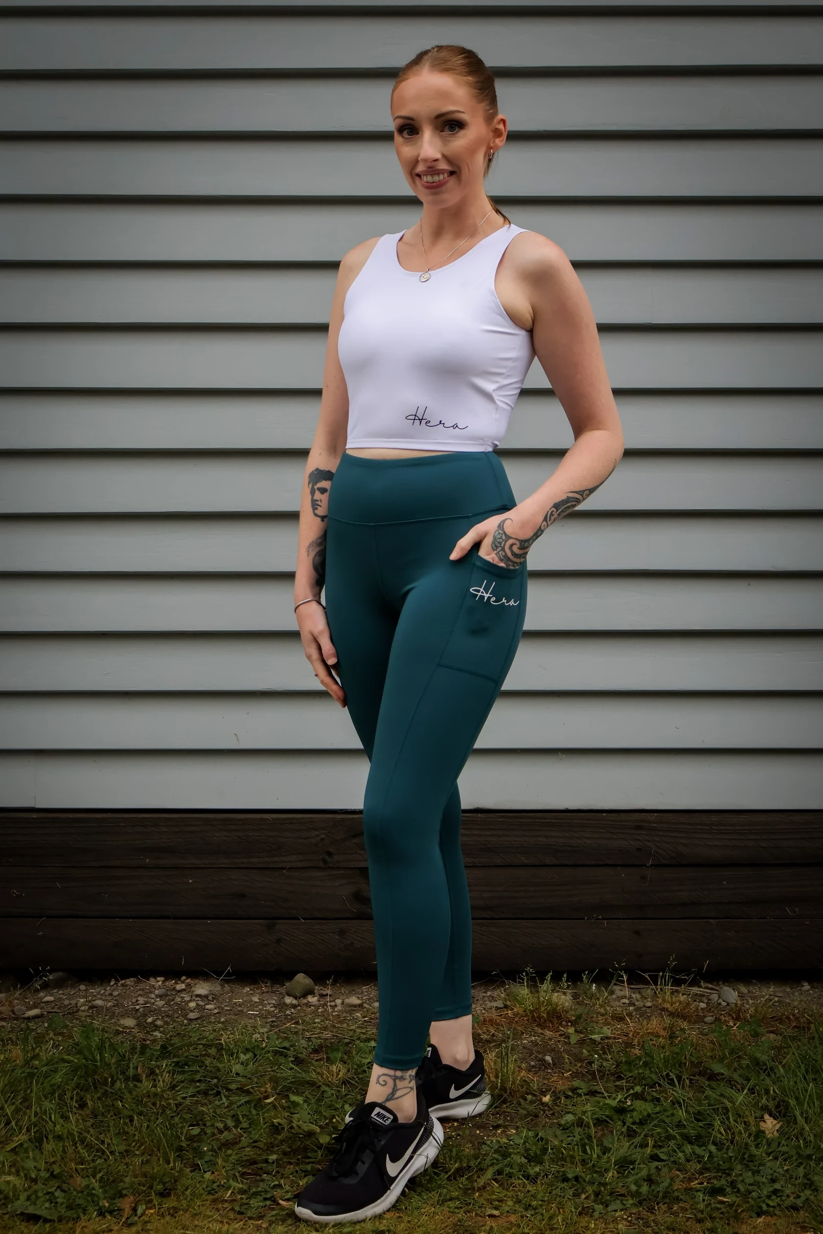 Tall Girl Premium Monarch Leggings - Deep Green