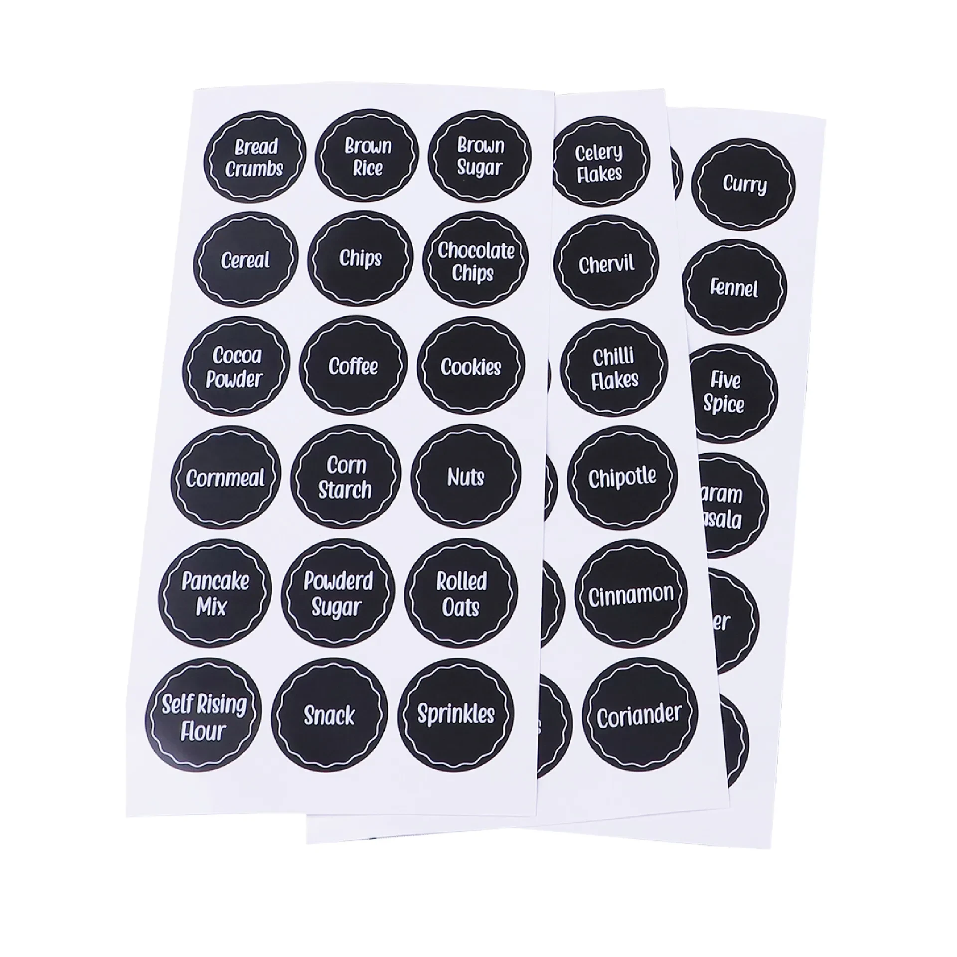 Spice Jar Labels