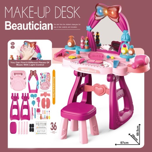 Girls Playing House Children's Makeup Dressing Table Toys