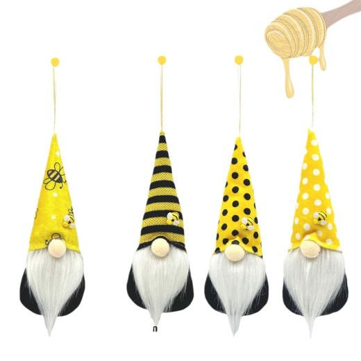 Bee Festival Cute Doll Rudolf Faceless Plush Doll Pendant