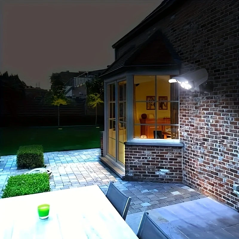 77-LED Solar Motion Sensor Floodlight