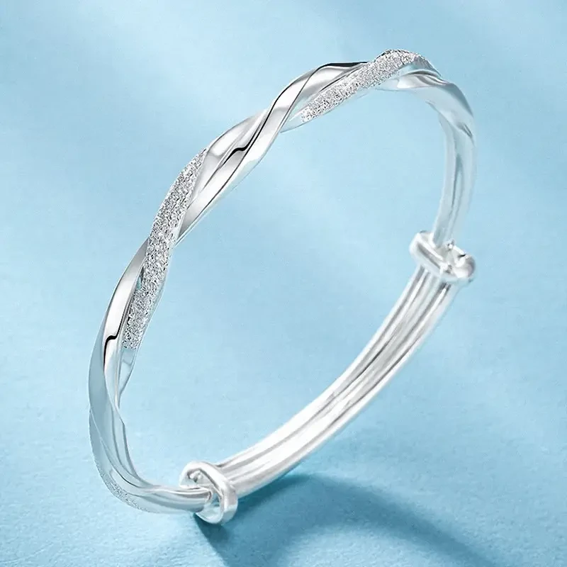 One Piece Simple Cuff Bracelet  Mobius Nail Sand Bracelet, Round Bangles, Women's Jewelry, Bracelet Sets, Perfect for Birthdays, Holidays, Mother's Day, and Party Favors