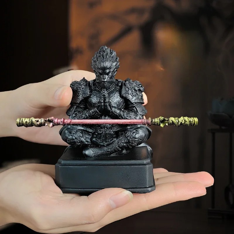 Black Mythical Wukong Qitian Great Sage Destiny Resin Decorative Ornament Figure