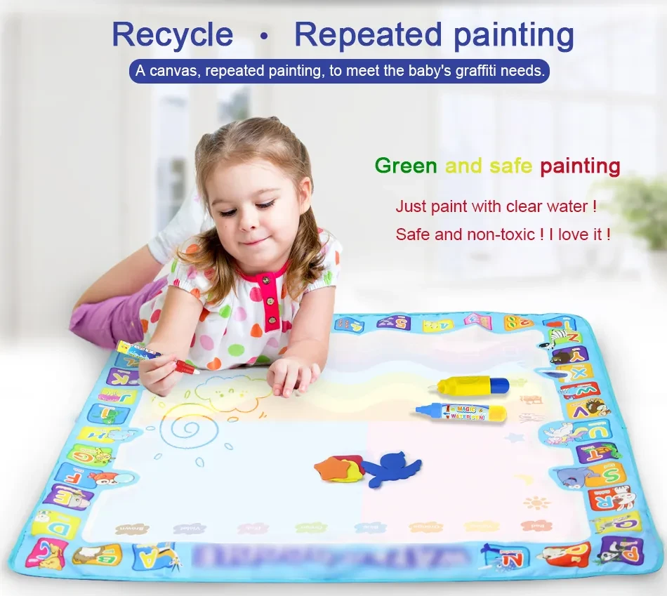 Children's intellectual toy magic water canvas