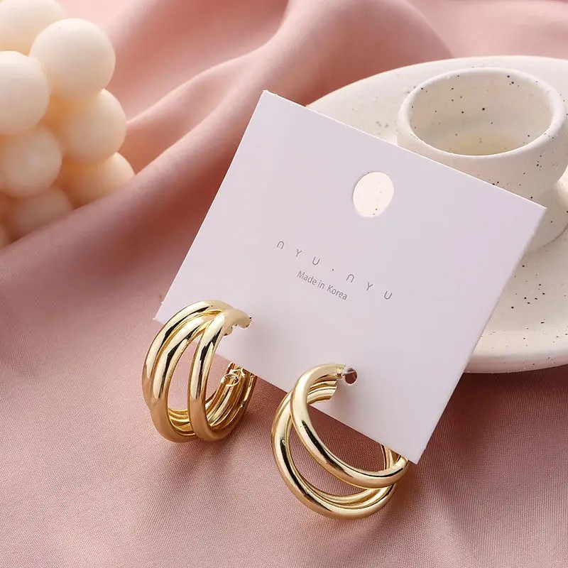 Hot Sale Statement Vintage Clip-on Earrings Without Piercing for Women