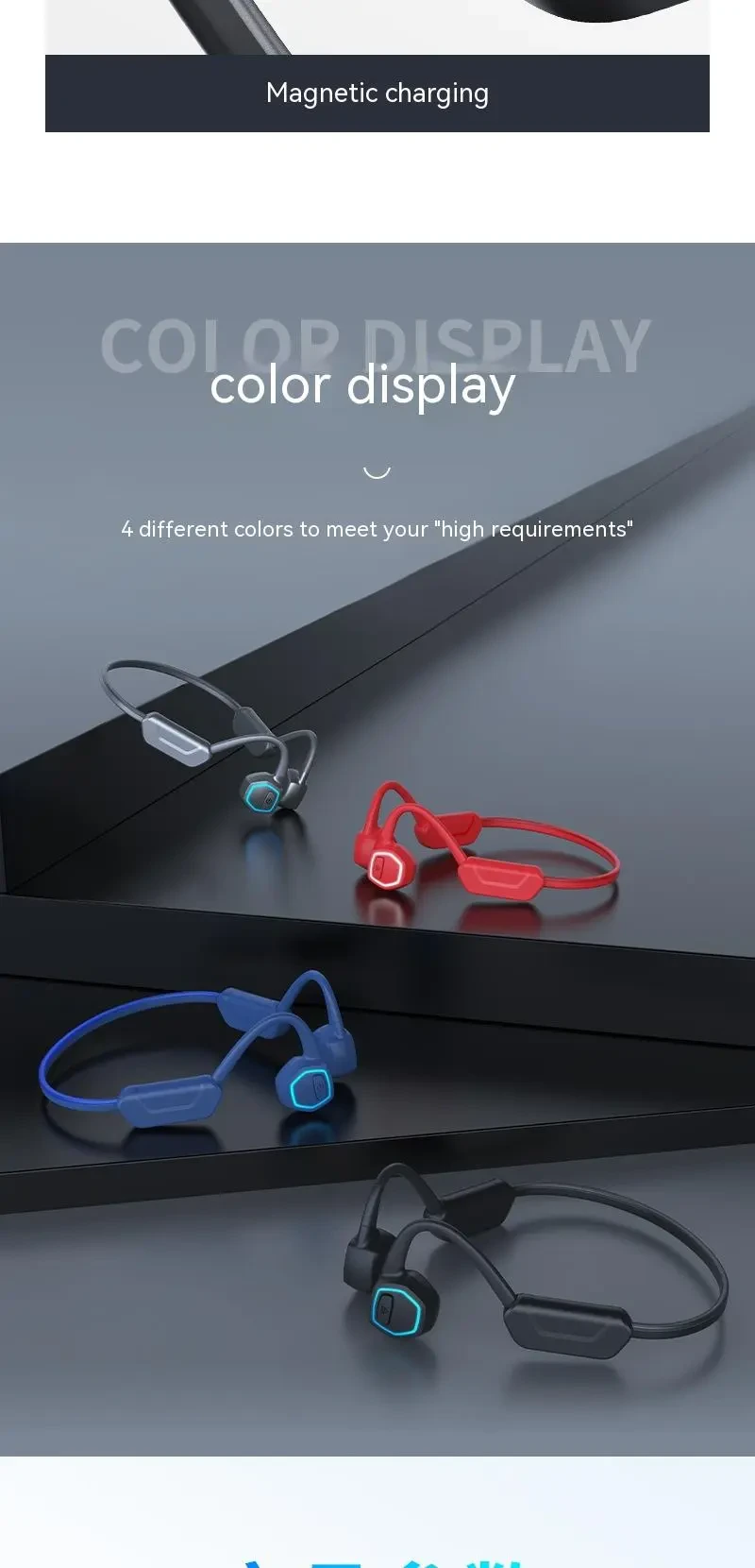 New Bluetooth Headset For Bone Conduction Small Induction Night Lamp Grade 8 Waterproof Swimming 32G Sports Style Popular X15