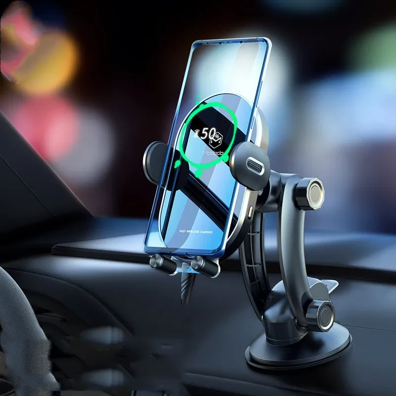 Car Wireless Charging Car Phone Holder Smart Induction Air Outlet Navigation Bracket