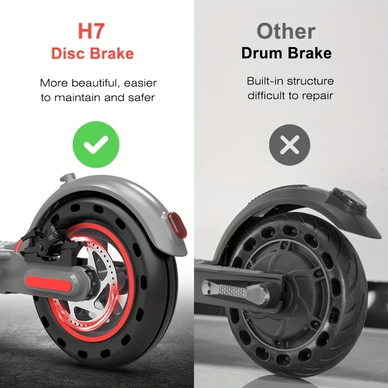 H7 Classic Electric Scooter Modern Urban Transport with Power and Portability