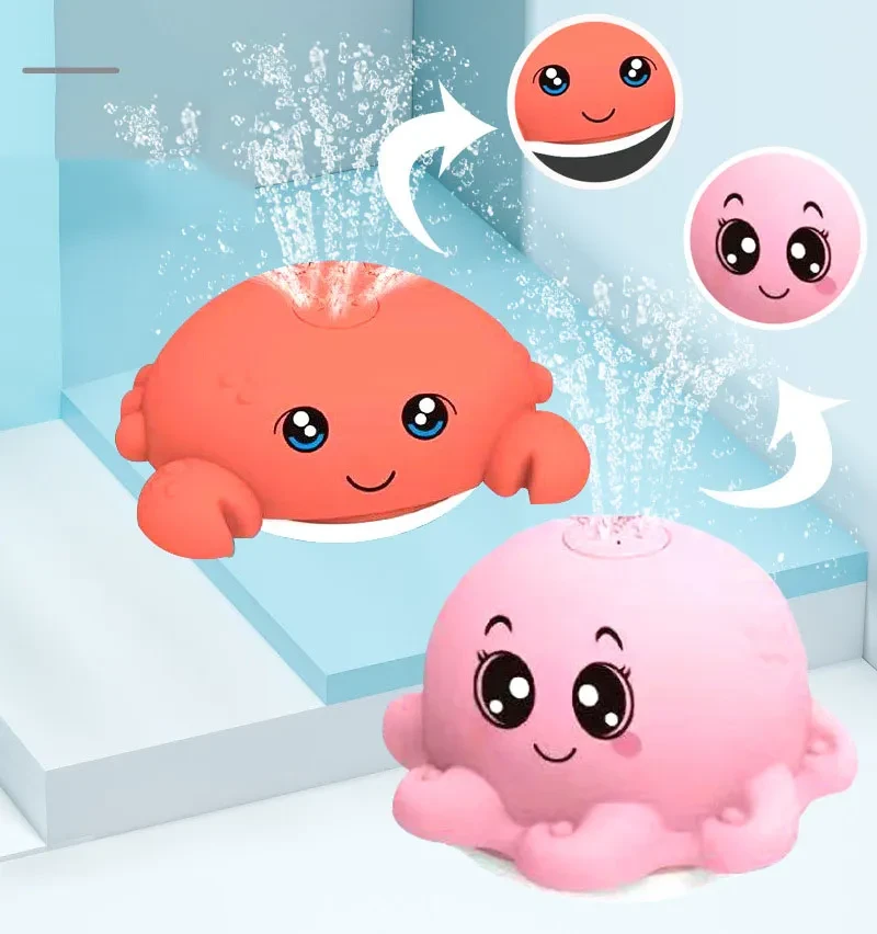 Electric Induction Water Spray Bath Toy