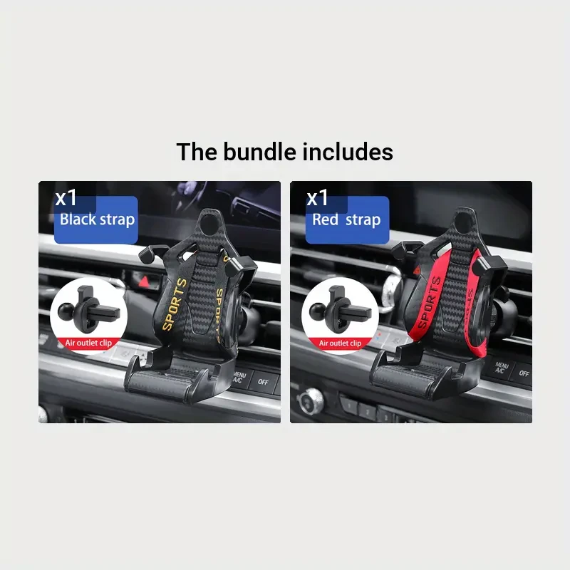 Universal Carbon Fiber Car Phone Bracket