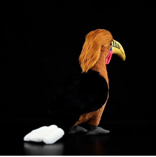 Original Design Brown Necked Hornbill Plush Toy