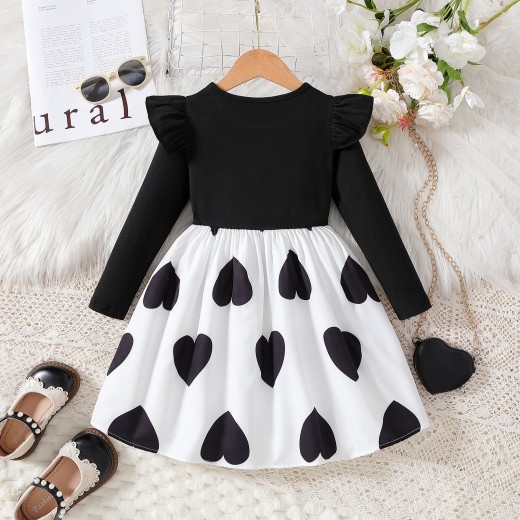 Children's Clothing Korean Fashion Long Sleeve Princess Dress