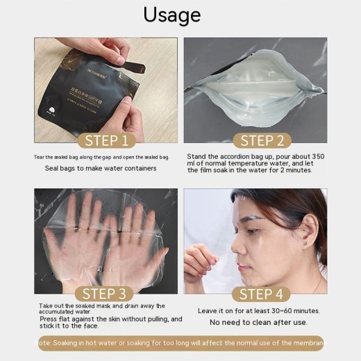Magic Crystal Fandi Collagen Silk Protein Crystal Portrait Pisi Mask