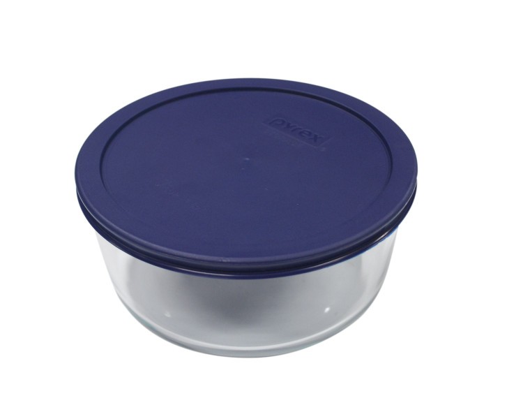 Simply Store 4 Cup Round Container with Blue Lid  - Pyrex