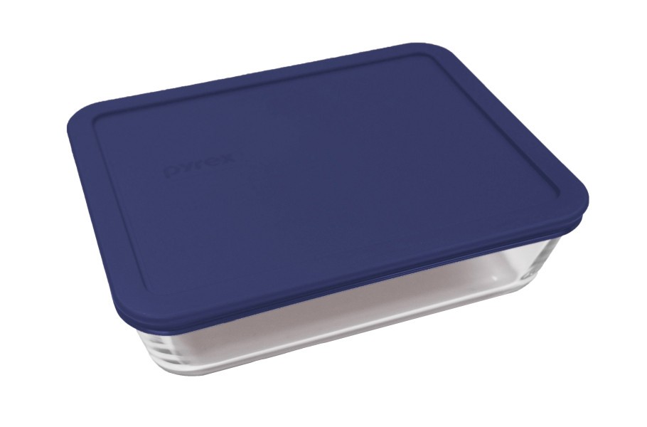 Simply Store 6 Cup Rectangle Container with Blue Lid - Pyrex