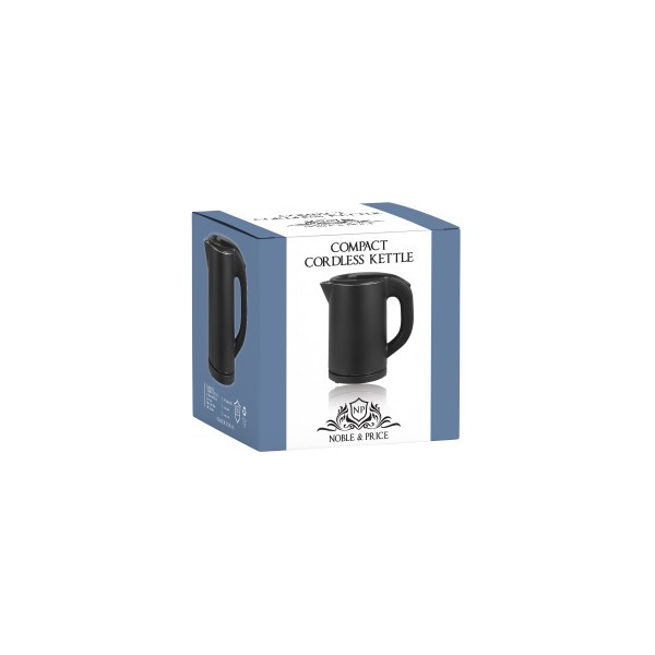 Cordless Kettle Black 0.8L - Noble & Price