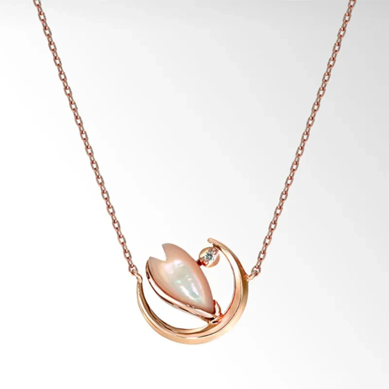 Sakura Moon Night Sakura Necklace