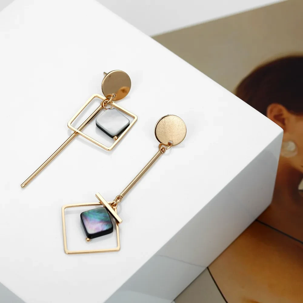Temperament Long Pendant Earring Female Personality Versatile