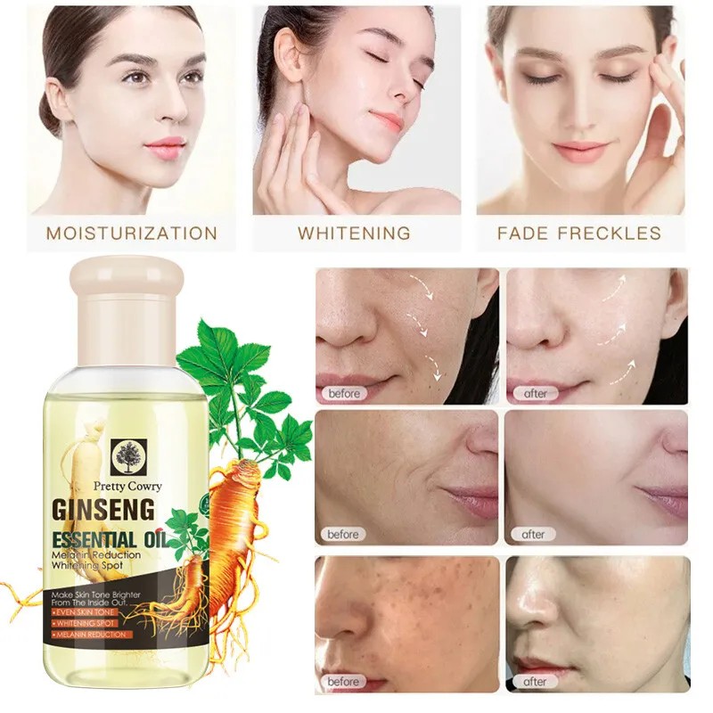 75ml Ginseng Face Oil  Firms & Smooths Skin, Reduces Fine Lines, Non-Greasy and Easy to Apply