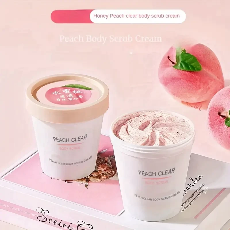 Peach Scrub to Remove Dead Skin Body
