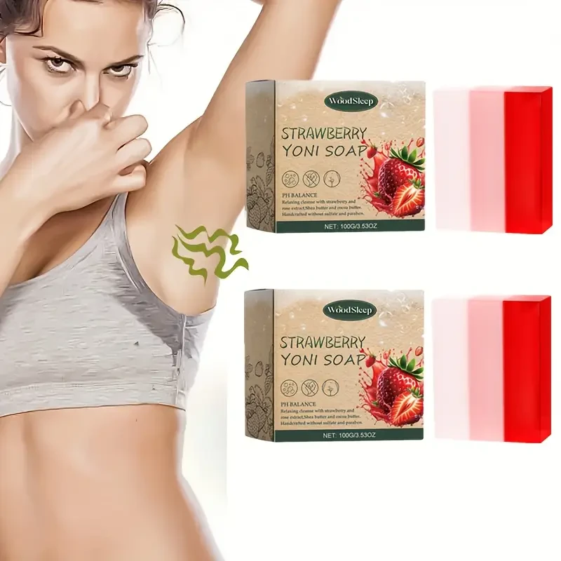 WoodSleep 100g Strawberry Yoni Soap for Women