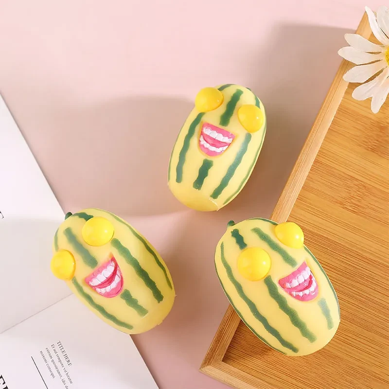 Gravity Simulation Squinting Watermelon Decompression Toy