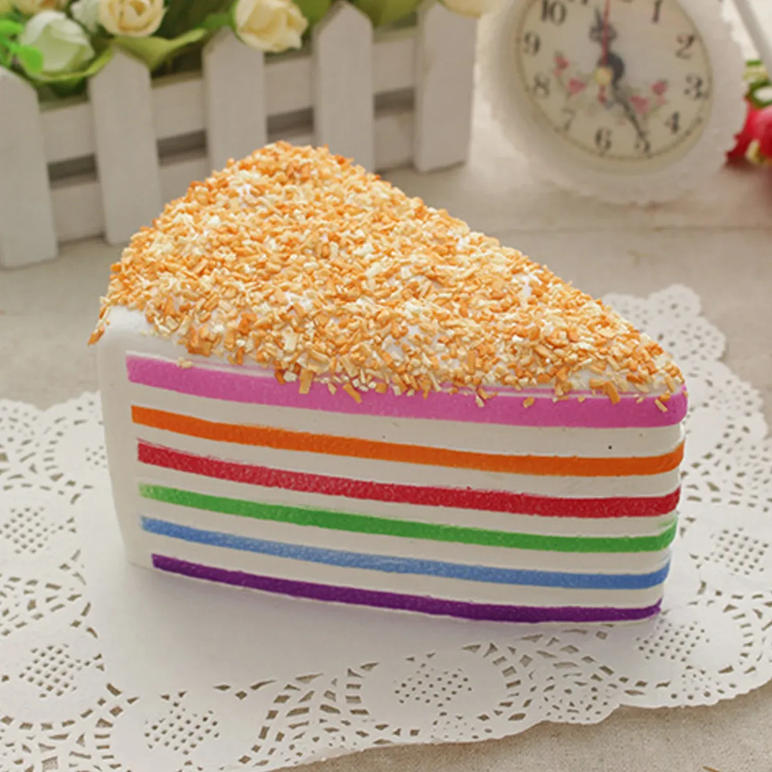 Triangle color needle cake squeeze toy