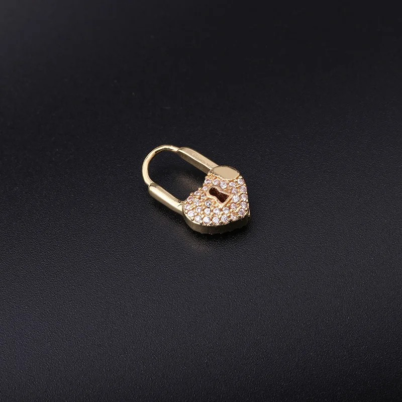 Surgical Steel Earring Ring CZ Hoop