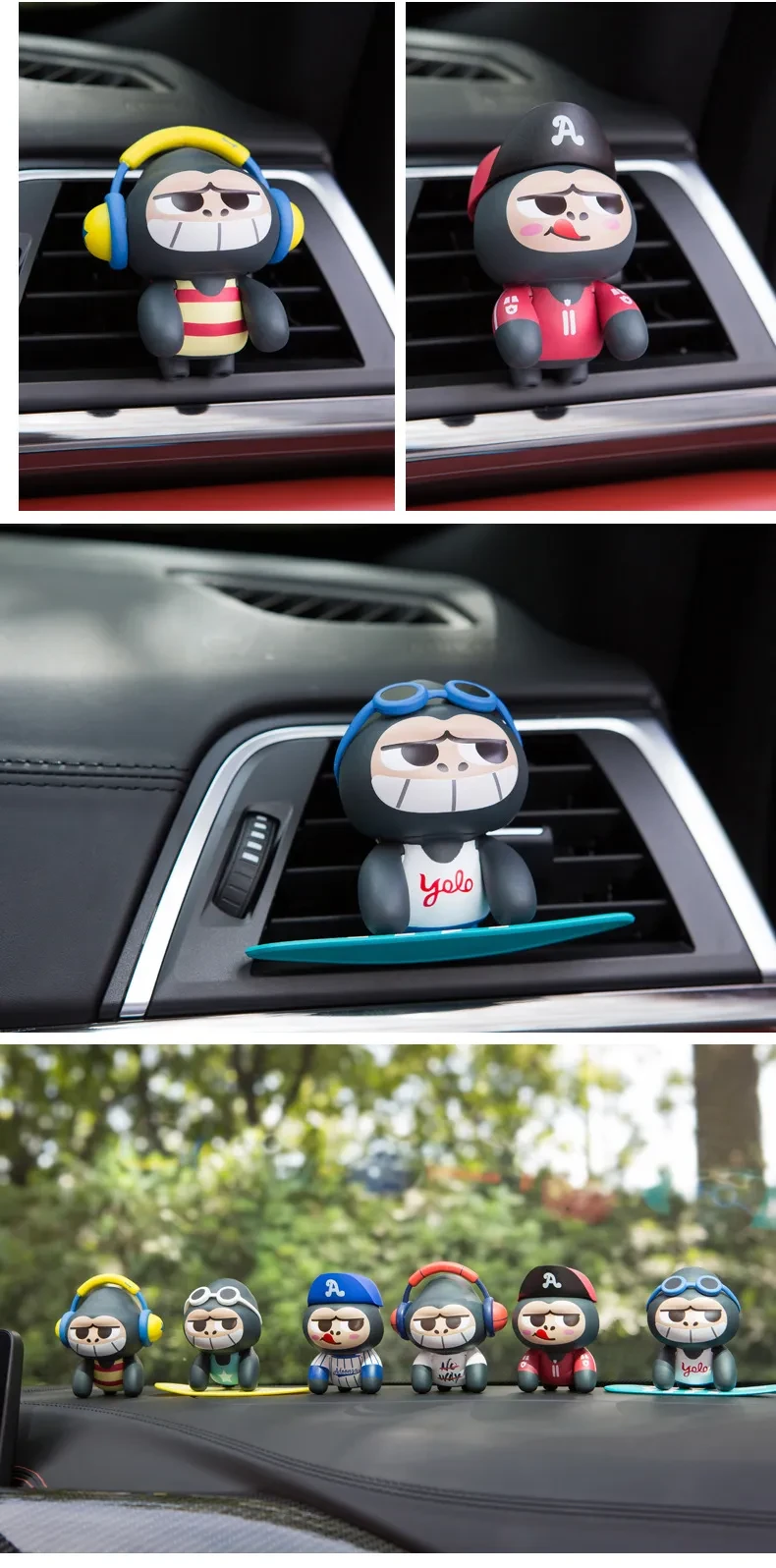 Cartoon Orangutan Car Perfume Decoration