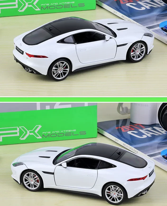 JAGUAR F-Type Coupe Simulation Alloy Car Model Adult