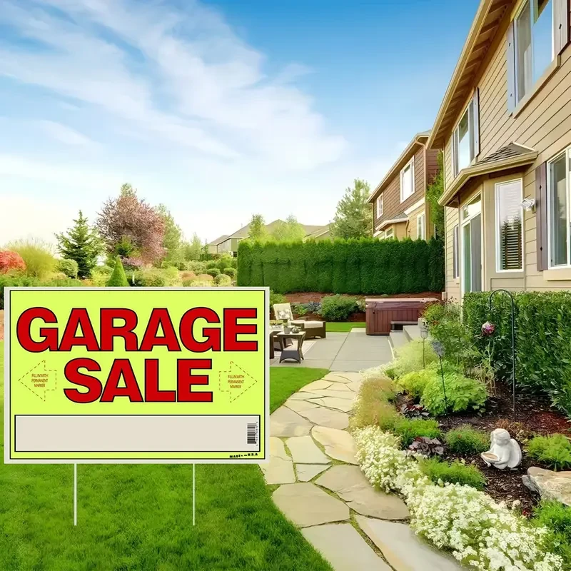 Plastic Yard Sign Stakes