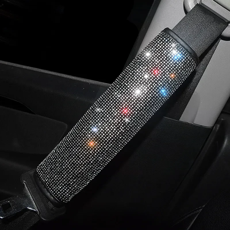 Car Interior Supplies Rhinestone-studded Four-season Handbrake Cover