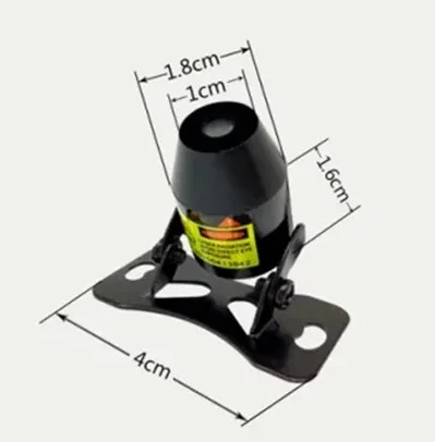 Laser fog light anti-tailing laser spotlight anti-collision warning light