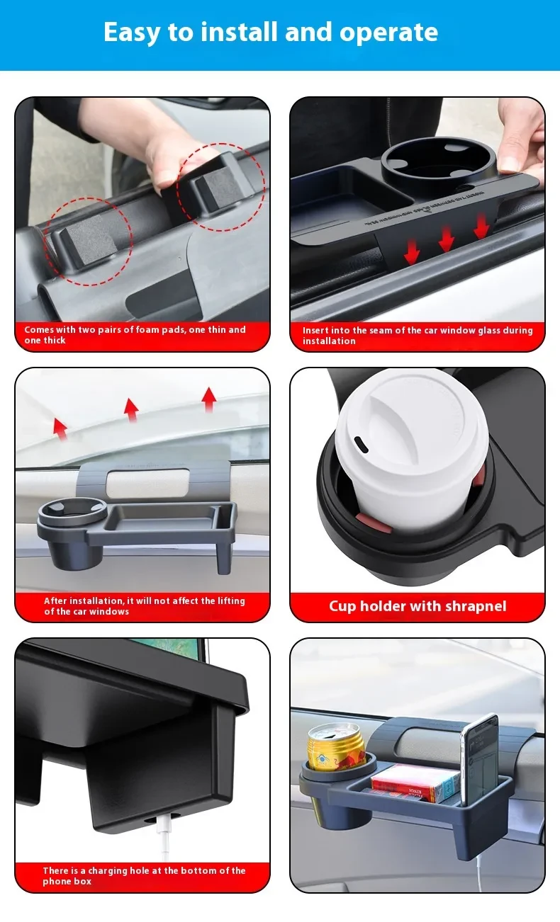 Car Multifunction Storage Box Car Door Trim Hanging Storage Box
