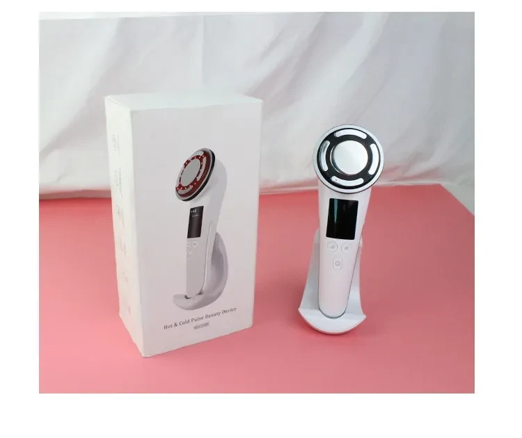 Hot And Cold Pulse Beauty Instrument Facial Vibration Massage Instrument