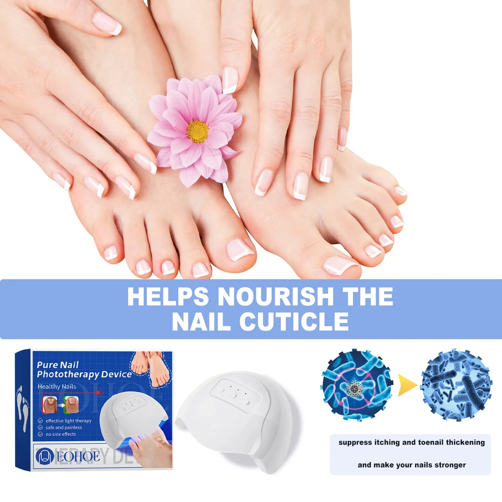 Rotten Nail Mild Cleaning Gray Nail Health Care Device