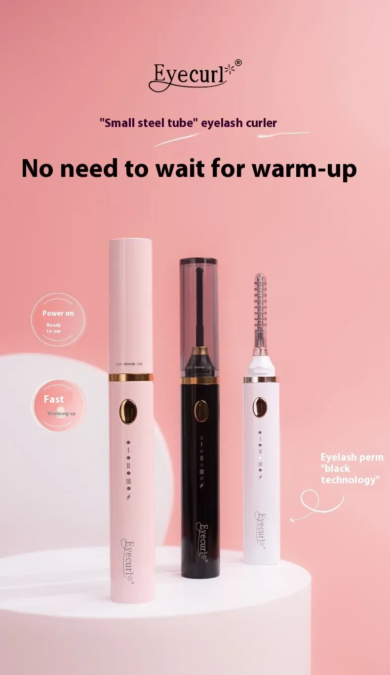8th Generation Small Steel Pipe Heating Electric Eyelash Curler