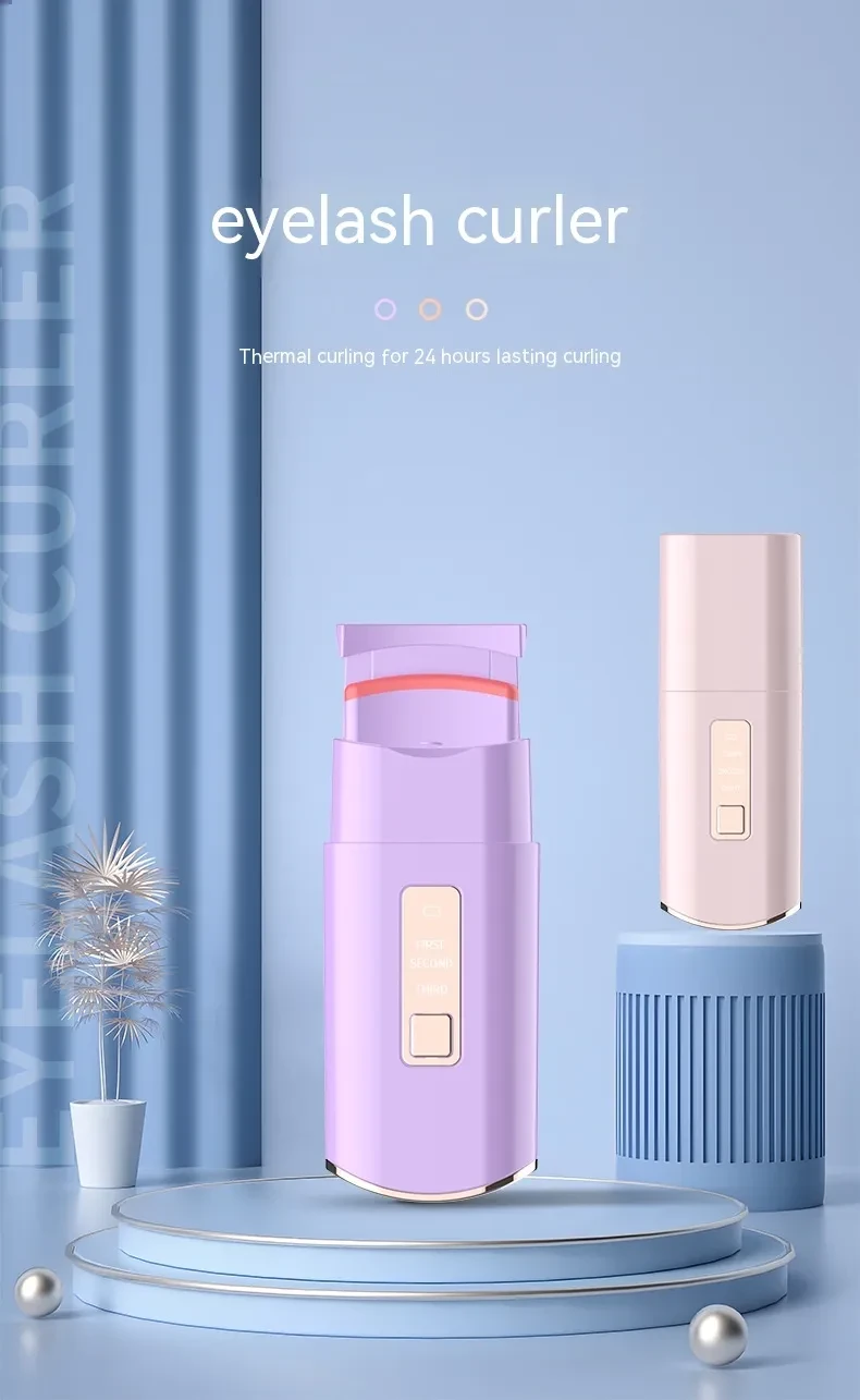 Portable Electric Heating Eyelash Curler Long-lasting Setting