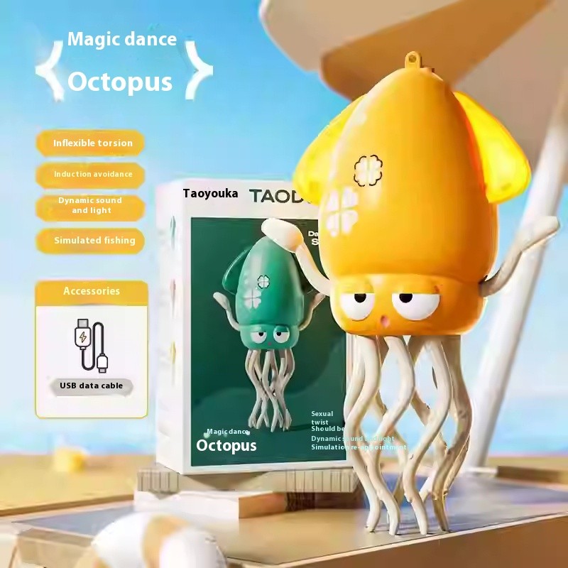 Octopus Automatic Sensing Obstacle Avoidance Puzzle Toy