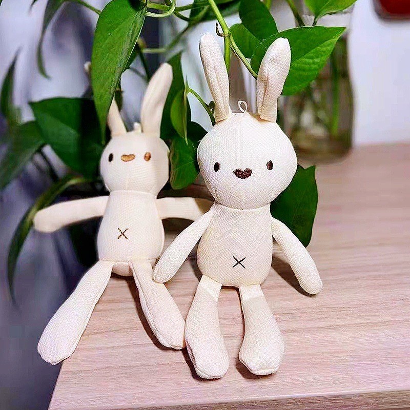 Corn Rabbit Plush Toy Doll Corn Plaid Clothing Widget Bag Accessories