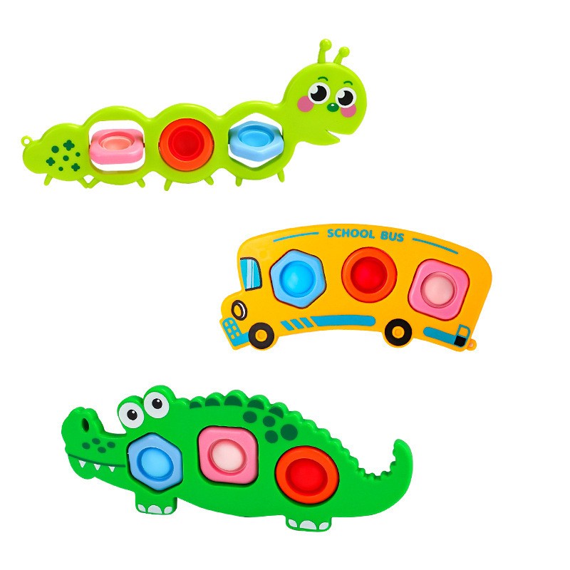 Exercise Puzzle Baby Finger Bubble Toy