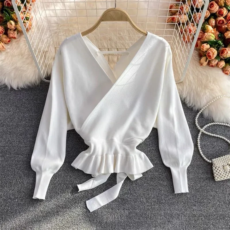 Wrap Front Sweater