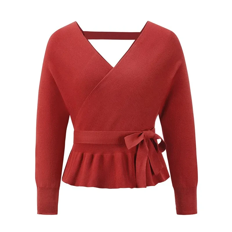Wrap Front Sweater
